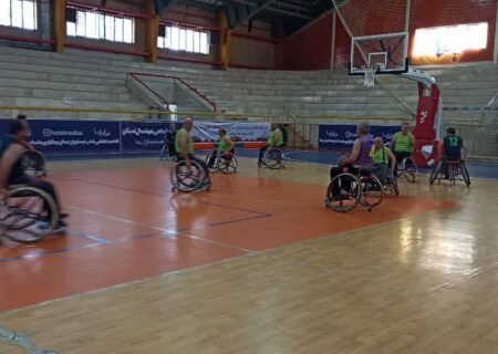 برگزاری پرشور مسابقات بسکتبال با ویلچر در شهرکرد