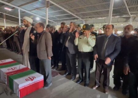 وداع باشکوه مردم مرند با پیکر جانباز سرافراز ۷۰ درصد