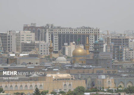 کیفیت هوای مشهد در وضعیت خطرناک
