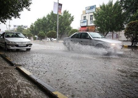 بارش شدید باران در گنبدکاووس