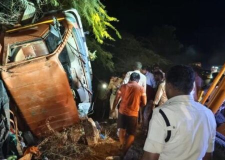 ۸ کشته در تصادف جاده‌ای در جنوب هند