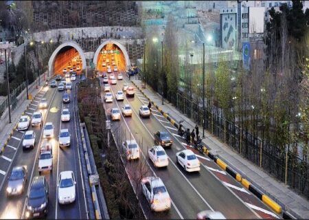 مسدود شدن باند جنوبی تونل رسالت از امشب