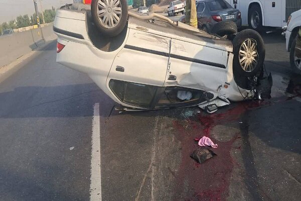 تصادف زنجیرهای در محور دهلران – اندیمشک ۸ مصدوم بر جای گذاشت