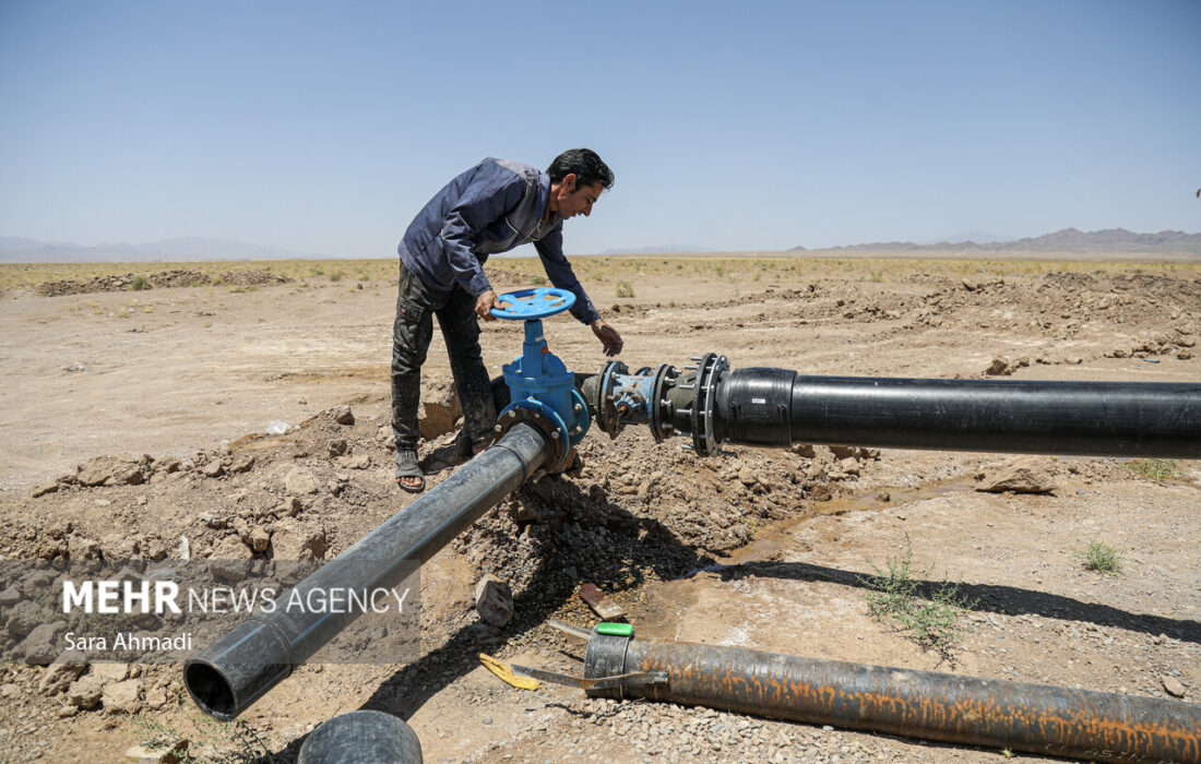 اصلاح  ۱۵۰۰ متر شبکه آب روستایی در شهرستان چرام