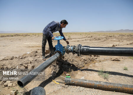 اصلاح  ۱۵۰۰ متر شبکه آب روستایی در شهرستان چرام