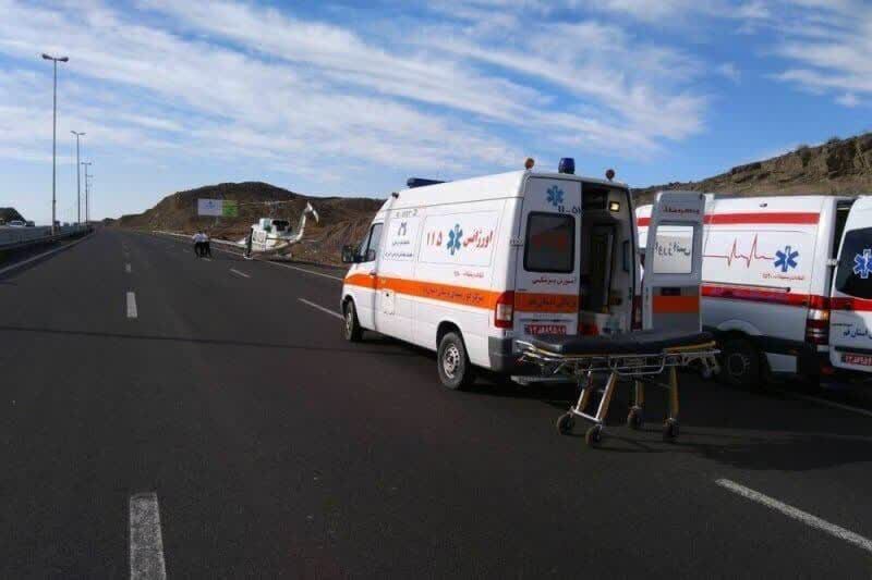 ۱۰ نفر در دو تصادف جادهای کردستان مصدوم شدند