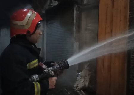 اعلام جزئیات آتش سوزی بازار خشکبار مصلی مشهد