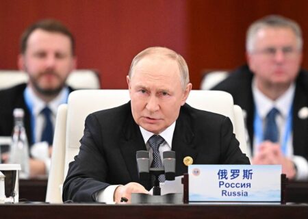 پوتین: به تهدیدات راهبردی نه در لفظ، بلکه با اقدام نظامی پاسخ می‌دهیم