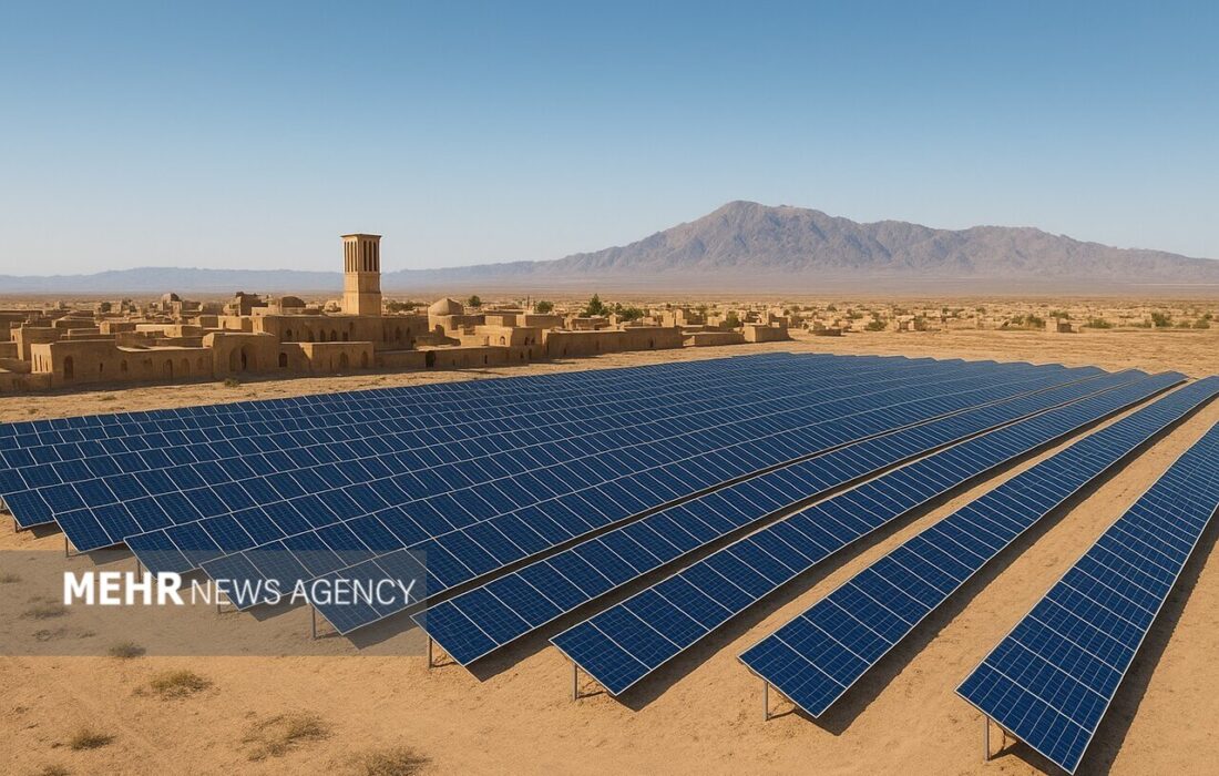 طلوع انرژی در دامغان؛ شمارش معکوس برای افتتاح بزرگترین نیروگاه خورشیدی
