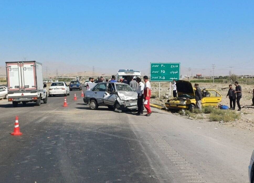 حوادث رانندگی در قم ۲ فوتی و ۸ مصدوم برجای گذاشت
