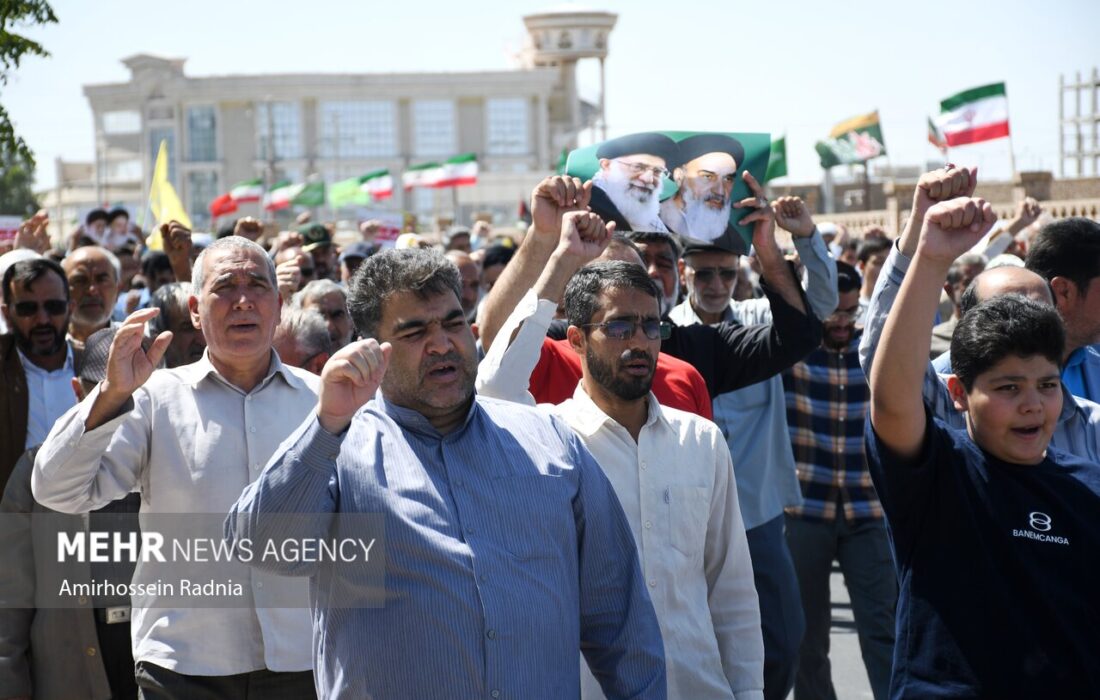 راهپیمایی جمعه‌های خشم و نصر؛ در محکومیت رژیم صهیونیستی