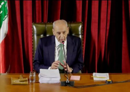 نبیه بری: آمریکا را در قبال تجاوز اسرائیل به لبنان مسئول می‌دانیم