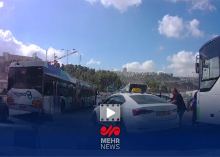 لحظه عملیات ضد صهیونیستی در قدس اشغالی و فرار جمعی شهرک‌نشینان