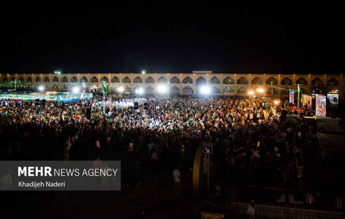 یک اصفهان در جشن امت احمد؛نشاط معنوی در قلب شهر تجلی یافت