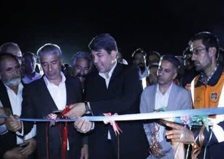 پروژه زیرساختی محور «انار -امین‌ شهر- مهرآباد- دهستان بیاض» افتتاح شد