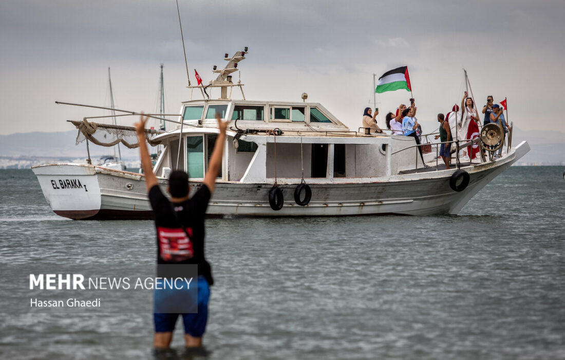 کاروان دریایی بینالمللی با عزمی راسخ برای شکستن محاصره غزه به راه افتاد