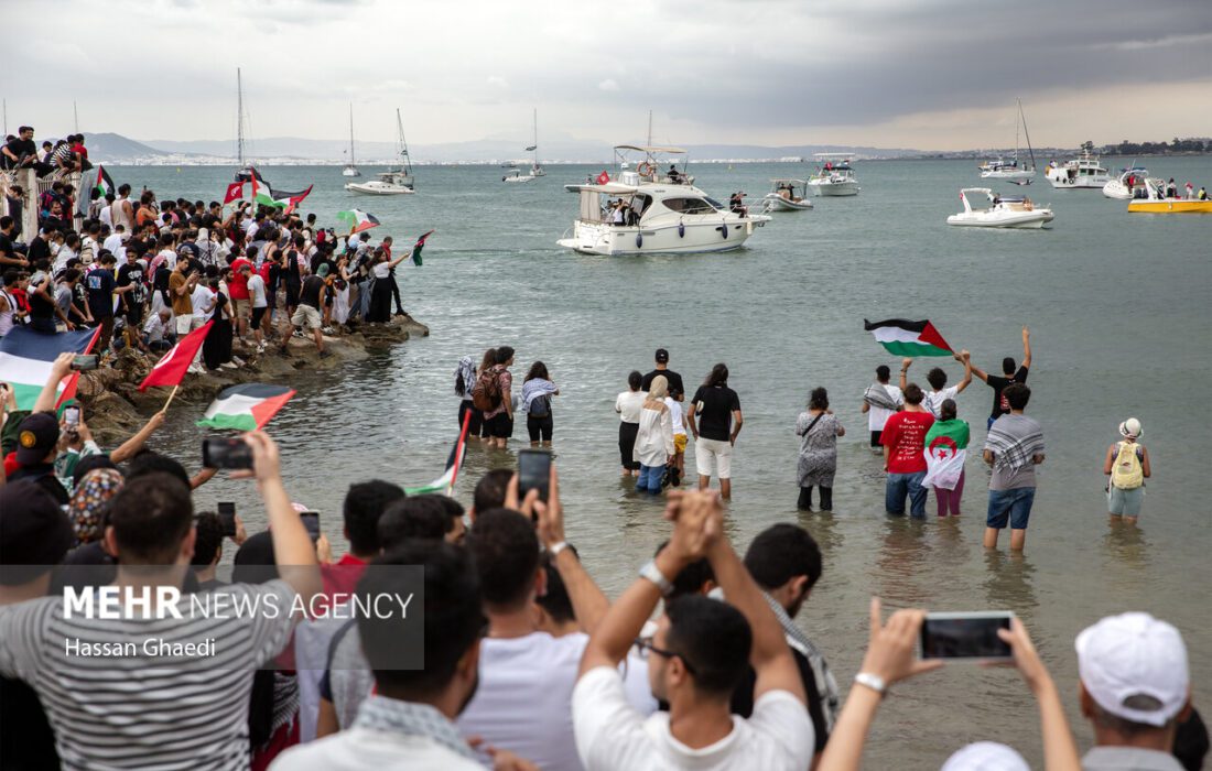 ناوگان صمود مراکش امروز به سمت غزه حرکت میکند