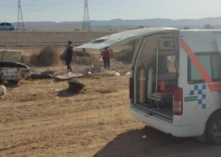 واژگونی خودرو در محور  دیلم  – گناوه ۴ مصدوم بر جای گذاشت