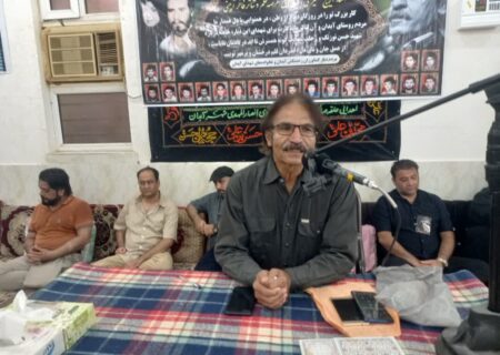 مراسم بزرگداشت استاد ایرج صغیری در آبدان برگزار شد