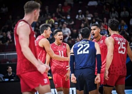 نخستین پیروزی آمریکا و کانادا در مسابقات والیبال قهرمانی جهان