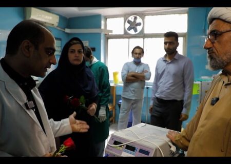 اهدای تجهیزات درمانی از محل موقوفه به بیمارستان امام(ره) ساری