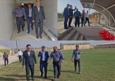 استادیوم شهر اهرم آماده میزبانی مسابقات فوتبال لیگ دسته دوم کشورمی شود