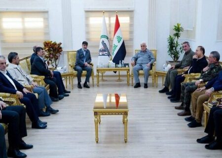 ملاقات فرمانده الحشد الشعبی با سردار رادان