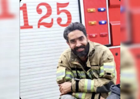 مراسم تشییع پیکر شهید آتش نشان مشهدی آغاز شد