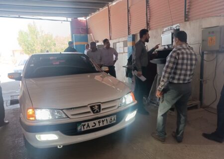 ۱۱ هزار دستگاه خودرو در بوشهر معاینه فنی شدند