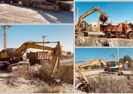 عملیات لایروبی کانال‌های آب‌های سطحی در بوشهر آغاز  شد