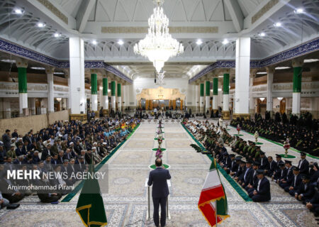 آئین خطبه خوانی خادمان حرم حضرت معصومه(س)