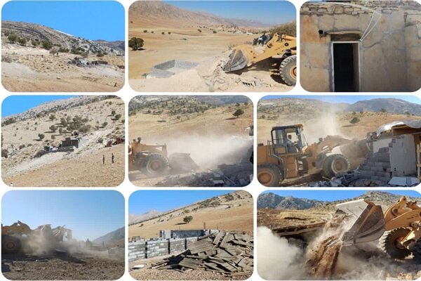 ستون‌ خانه‌های یوتیوبی در لردگان فرو ریخت