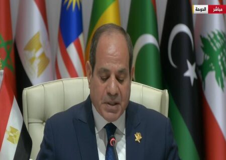 السیسی: رفتار افسار گسیخته اسرائیل ثبات منطقه را متزلزل می کند