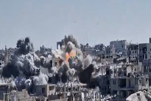 ویرانی منازل شهر غزه به دست اشغالگران+فیلم