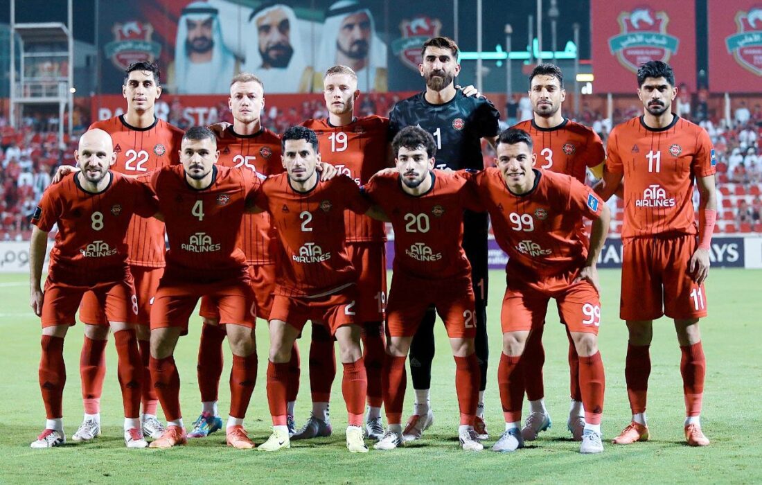 برد نیمه اولی تراکتور مقابل شباب الاهلی امارات
