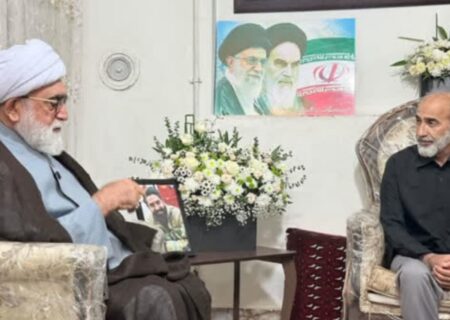 دیدار تولیت آستان قدس رضوی با خانواده آتش نشان فداکار مشهدی