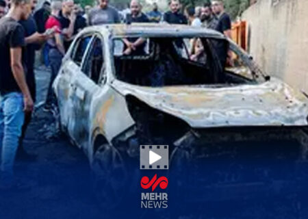 حمله رژیم صهیونیستی به خودروی آوارگان در غزه