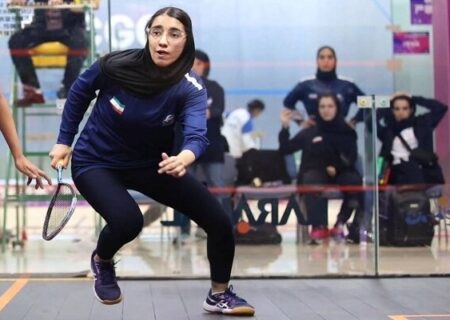 پیروزی دختر اسکواش‌باز ایران در مسابقات ۳ هزار دلاری