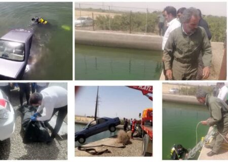 سقوط خودرو به استخر کشاورزی در قم یک کشته برجا گذاشت