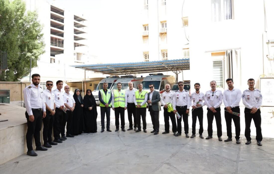 کارکنان مرکز فوریتهای پزشکی استان بوشهر تجلیل شدند