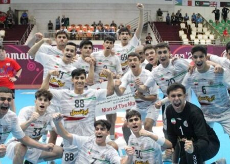 برتری پرگل تیم هندبال پسران ایران برابر میزبان مسابقات قهرمانی آسیا