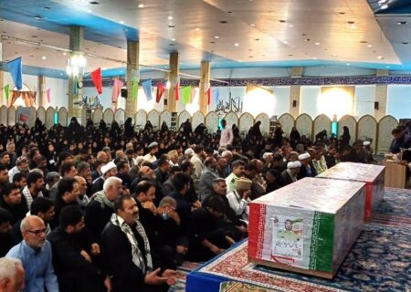 آغاز مراسم تشییع شهدای حادثه تروریستی محور خاش – زاهدان در زابل