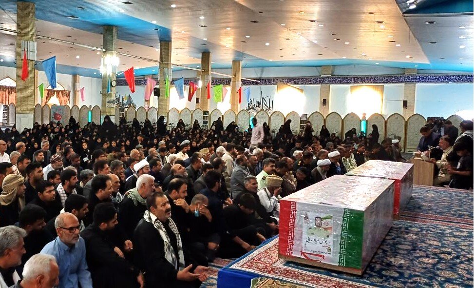 آغاز مراسم تشییع شهدای حادثه تروریستی محور خاش – زاهدان در زابل