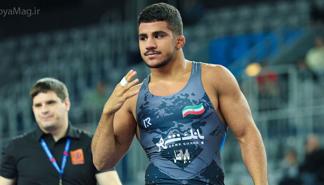 کشتی‌گیر فرنگی کار شیرازی طلایی شد