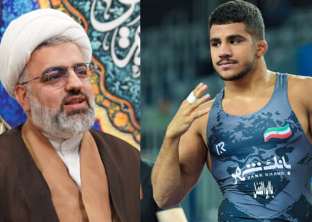 مدیرکل تبلیغات فارس طلای «فرخی» را تبریک گفت