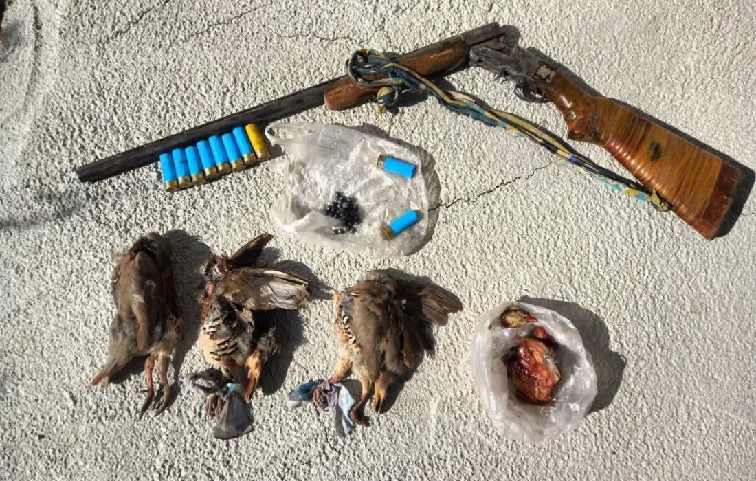 دستگیری متخلف شکار در پناهگاه حیات‌وحش خوش‌ییلاق