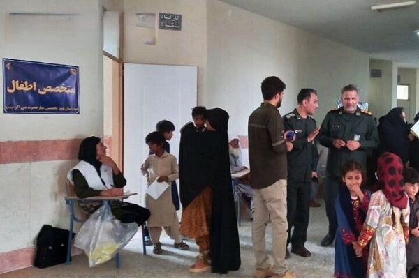 ۶ هزار ویزیت رایگان توسط بیمارستان صحرایی نیروی زمینی سپاه در زهک