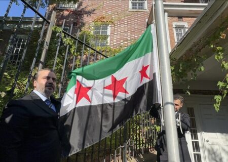 بازگشایی سفارت سوریه در آمریکا بعد از بیش از ۱۰ سال+ فیلم