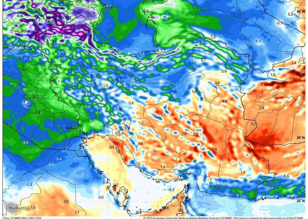 ورود موج بارش برف و باران به کشور؛ تداوم شدت بارشها در ۹ استان کشور