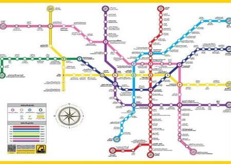 نقشه مترو تهران ۱۴۰۴؛ تغییرات جدید خطوط و ایستگاه‌ها